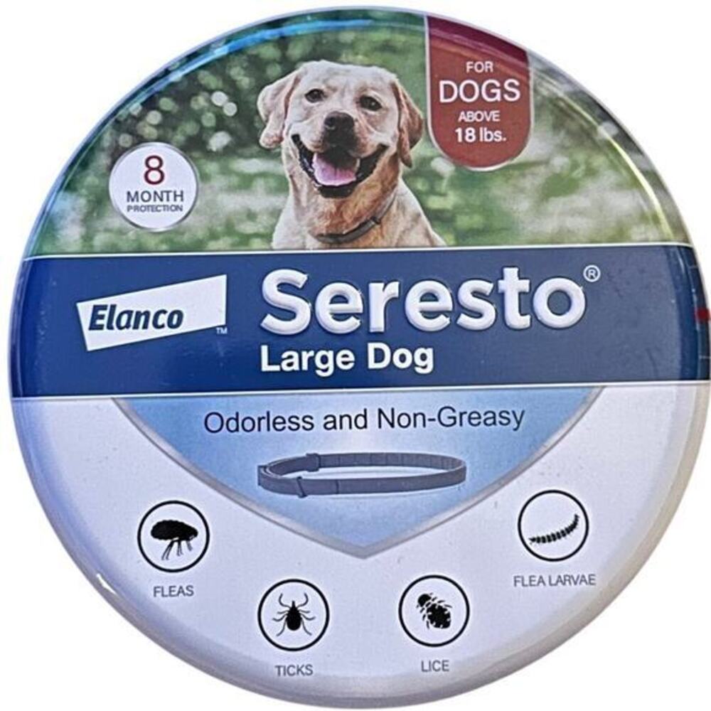 Elanco Seresto Large Dog Flea & Tick Collar – 8 Month Defense